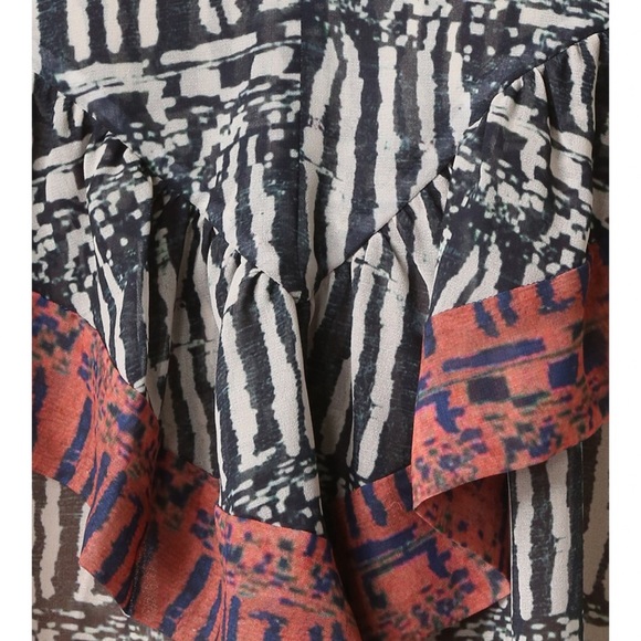 IRO Kaprine Chiffon Tank Top NWT Sz 6/M 38 - Picture 9 of 10